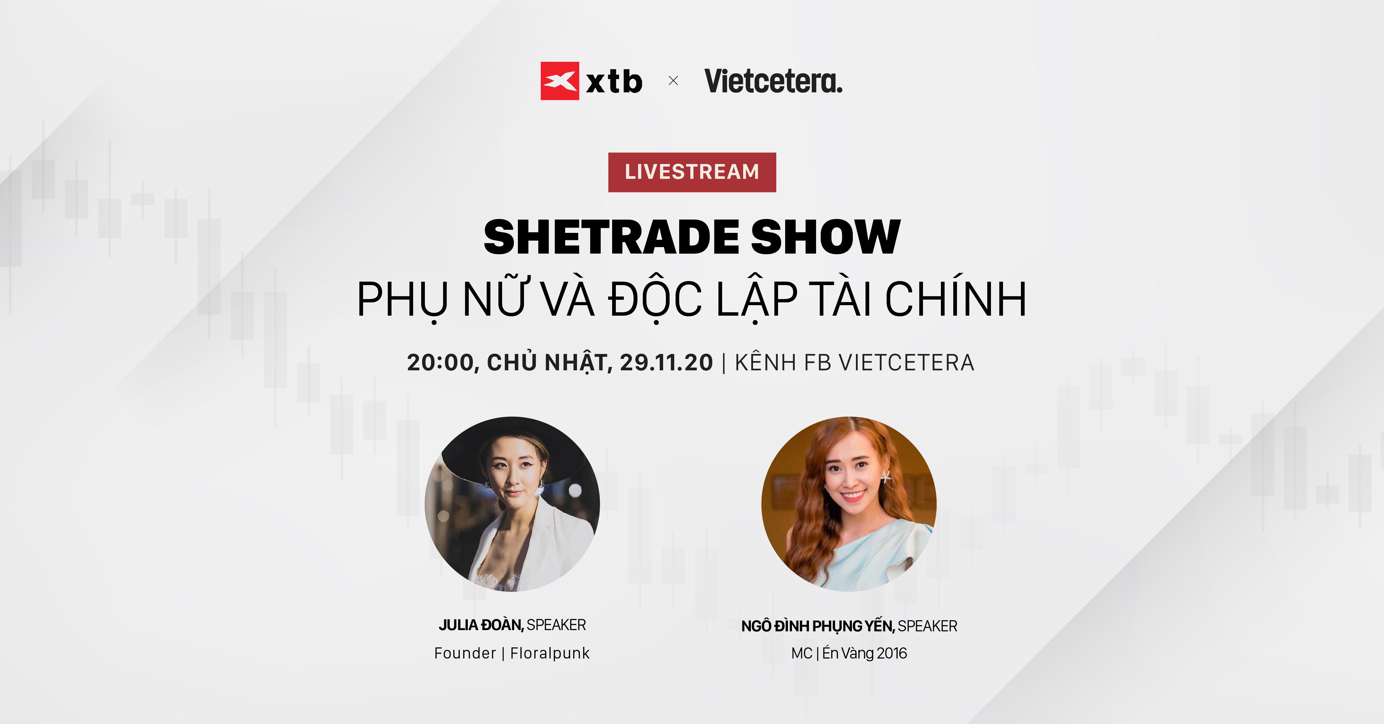 [XTB Talk Show Online] SHETRADE SHOW: PHỤ NỮ VÀ ĐỘC LẬP TÀI CHÍNH