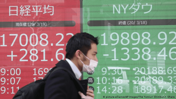 Coronavirus: Asian stock markets struggle | News | DW | 19.03.2020