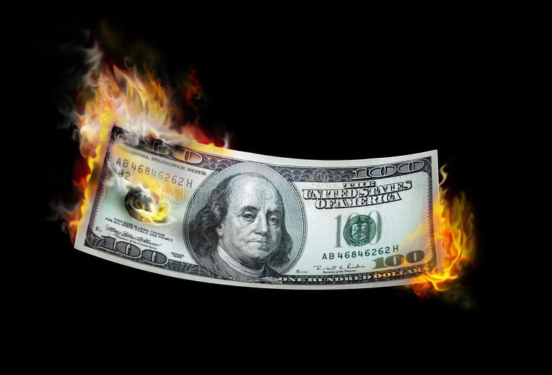 Burning money. A one hundred dollar bill in American US currency is on fire  , #AFFILIATE, #dollar, #money, #Burning, #… | Money design art, Money logo,  Money design