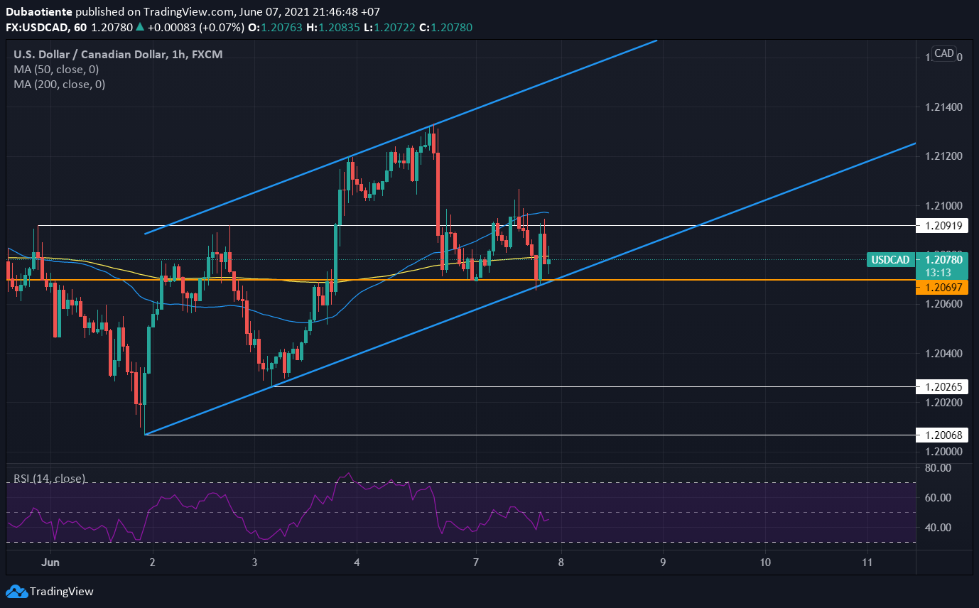 Phân tích kỹ thuật USD/CAD: Hình thành mô hình kênh giá tăng