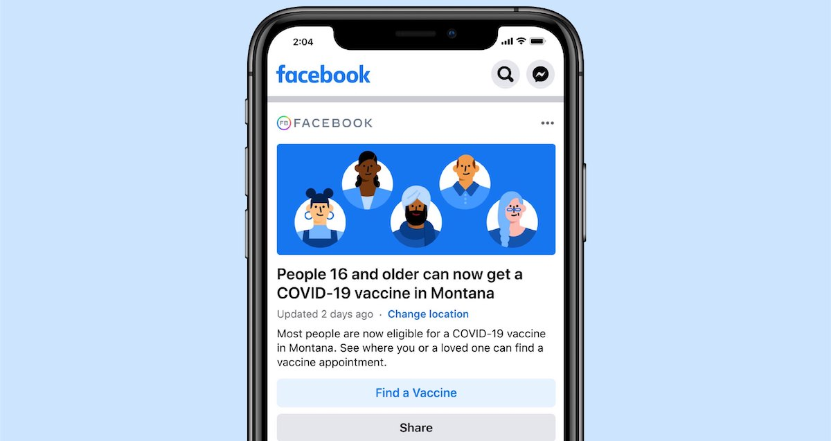 State-specific COVID-19 vaccine information is confusing. Facebook says it  can help | MobiHealthNews