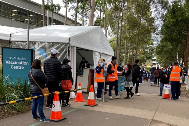 Australia: Số ca nhiễm mới COVID-19 ở New South Wales tăng cao kỷ lục | Sức  khỏe | Vietnam+ (VietnamPlus)