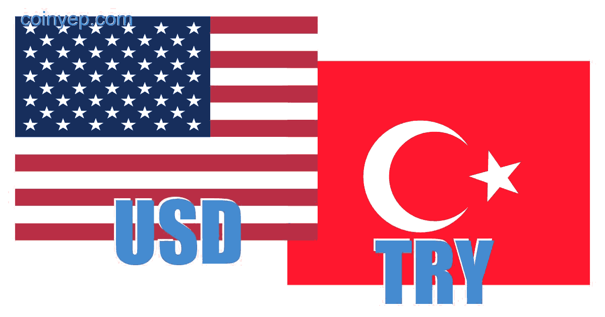 US dollar - Turkish lira (USD/TRY) Free currency exchange rate conversion  calculator | CoinYEP