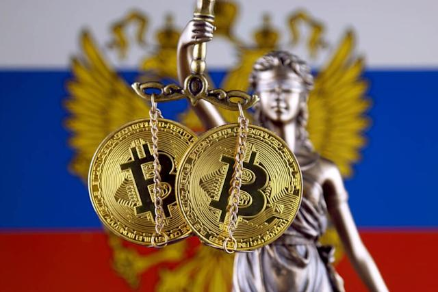 What was the most popular cryptocurrency in Russia in 2021?