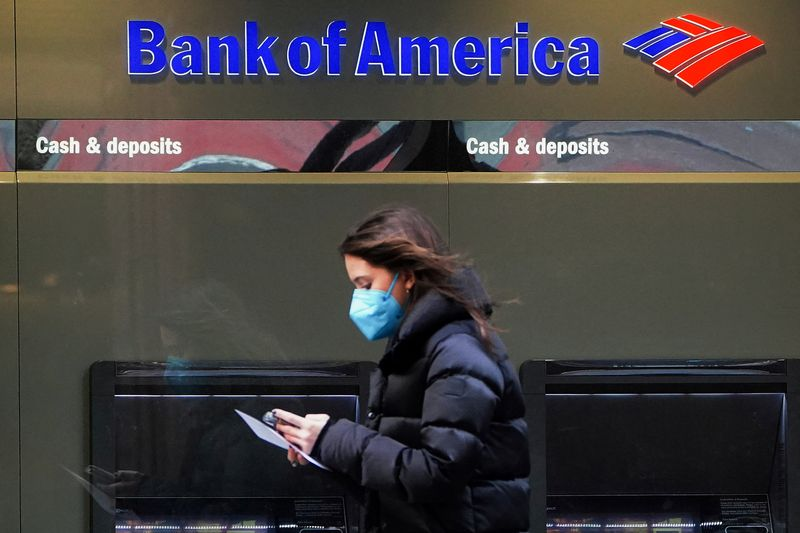 Các khách hàng của Bank of America đã thanh toán 335 tỷ đô la trong tháng 1