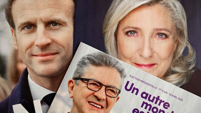 Macron và Le Pen vào vòng hai nhưng nữ ứng viên cực hữu 'nhận phiếu khá hơn  2017' - BBC News Tiếng Việt