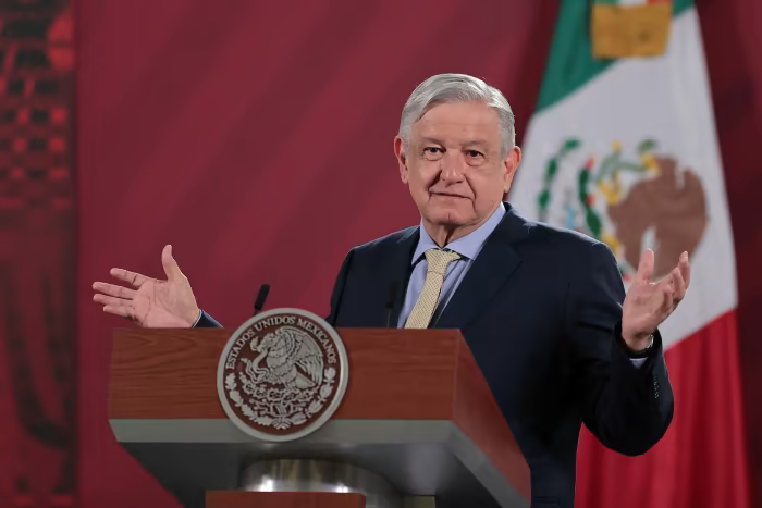 Mexican president Andrés Manuel López Obrador 