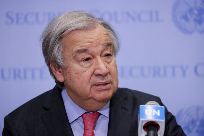 U.N. chief to meet Putin and Zelenskiy next week