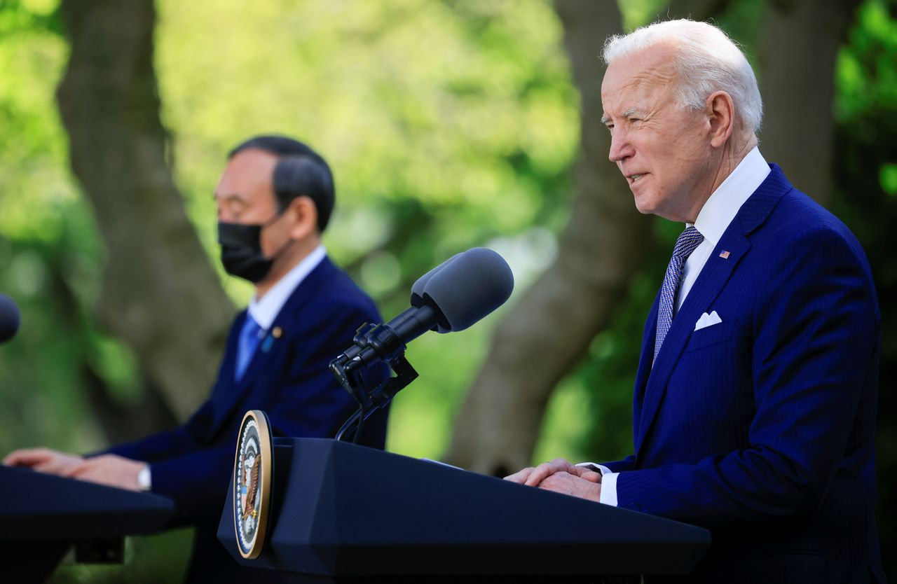 Biden says Japan and U.S. committed to working together on China, North  Korea | Nippon.com