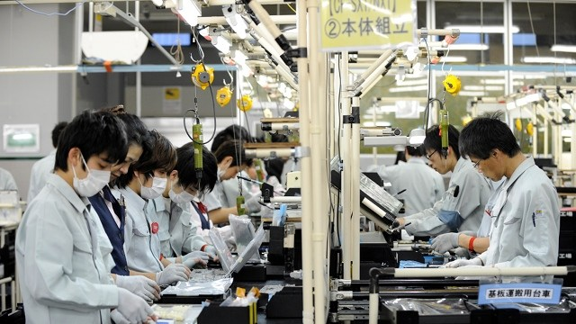 Japan manufacturer sentiment improves sharply