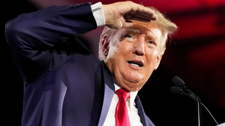 Former U.S. President Donald Trump speaks at a Republican-led event titled "Faith and Freedom Road to Majority" in Nashville, Tennessee, U.S., June 17, 2022.  REUTERS/Harrison McClary