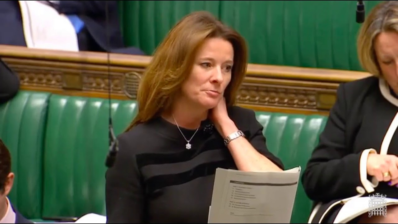 Gillian Keegan MP asks question on financial guidance to DWP Minister -  YouTube