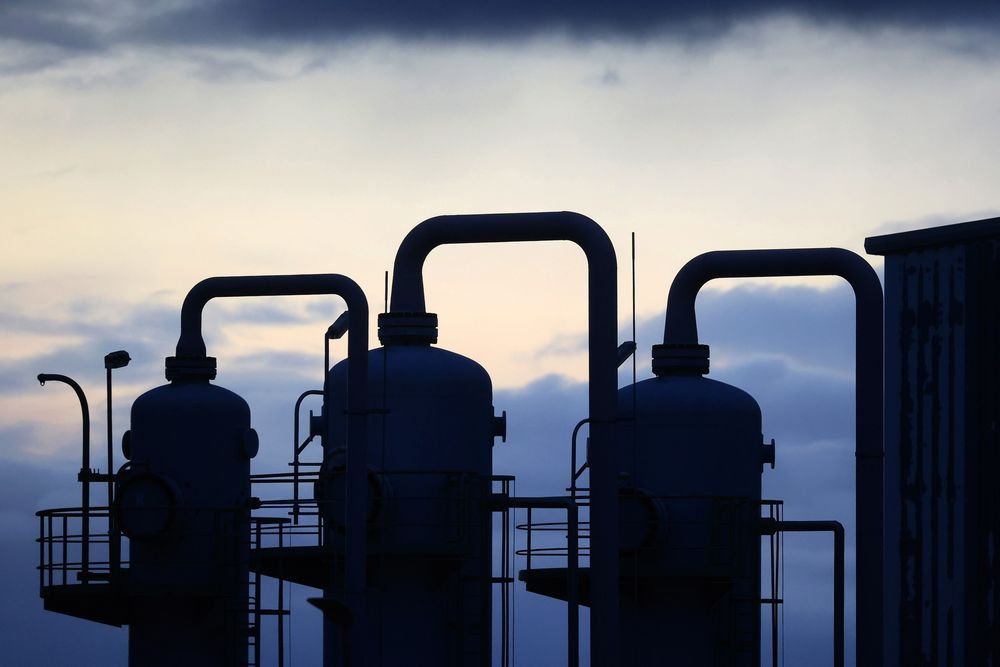 The Bad Lauchstaedt gas storage facility, operated by VNG AG, in Bad Lauchstaedt, Germany.&nbsp;