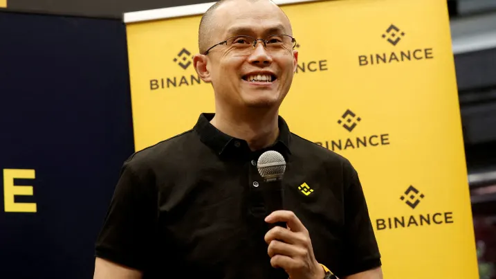 Zhao Changpeng, founder and chief executive officer of Binance, attends a conference at Porte de Versailles exhibition center in Paris, France June 16, 2022.