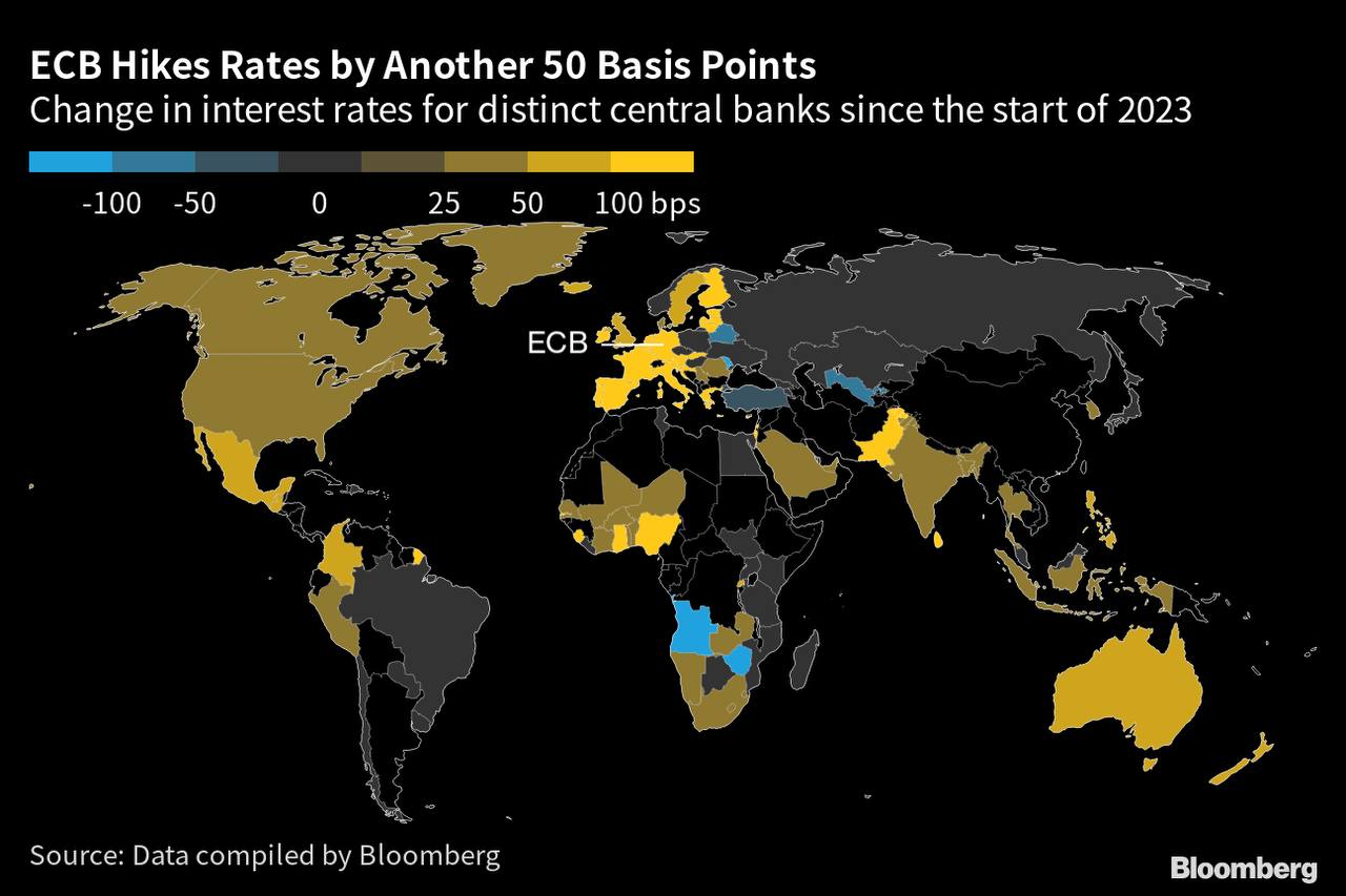 ECB tăng lãi suất 50 điểm cơ bản bất chấp những lo ngại xoay quanh Credit Suisse