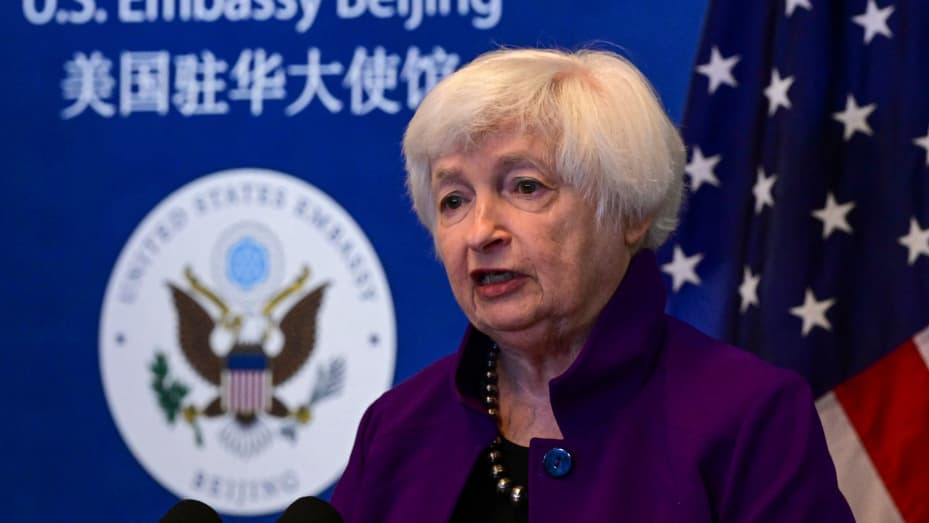 Janet Yellen comments on U.S.-China relations during Beijing visit