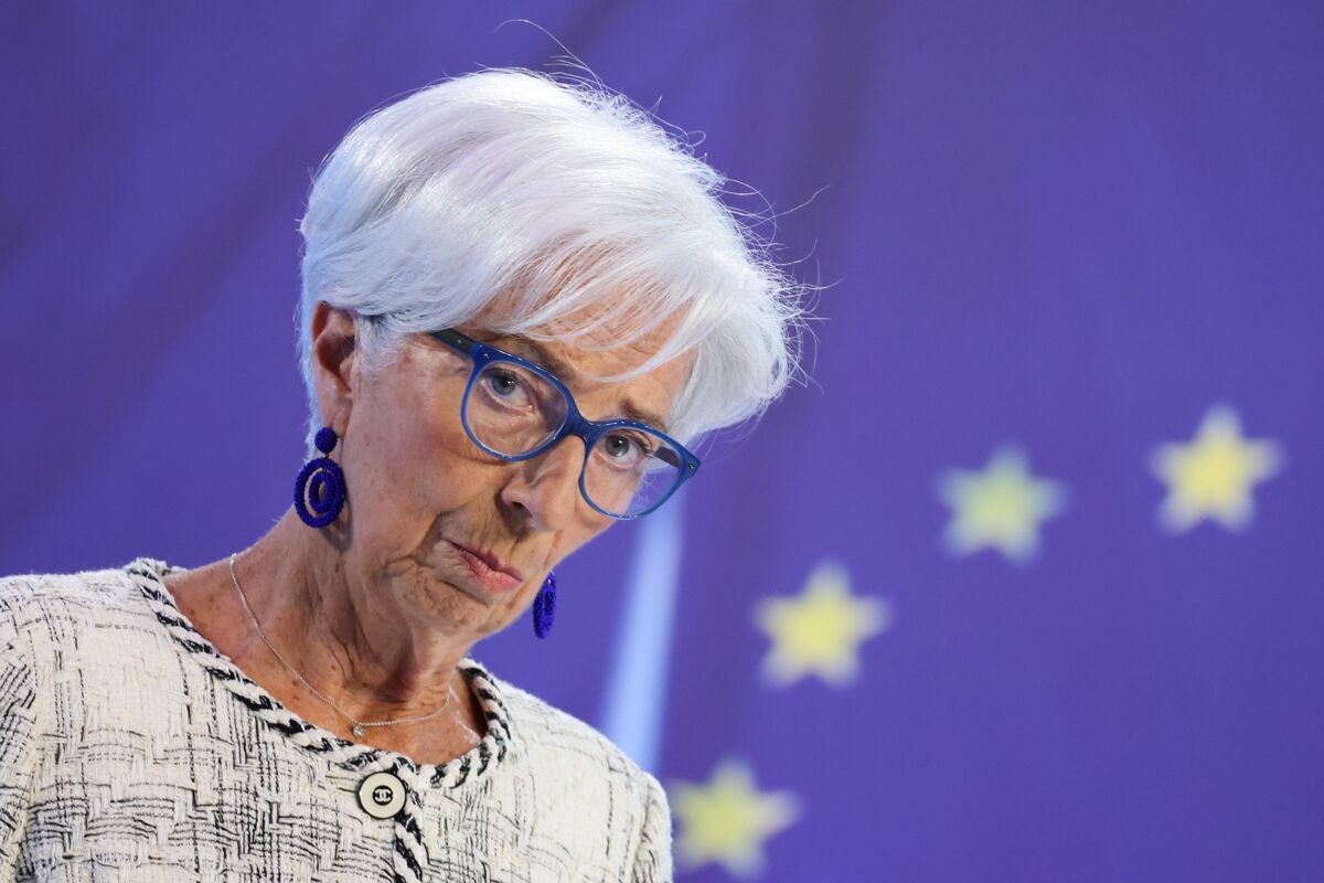 European Central Bank President Christine Lagarde Rates Decision News Conference