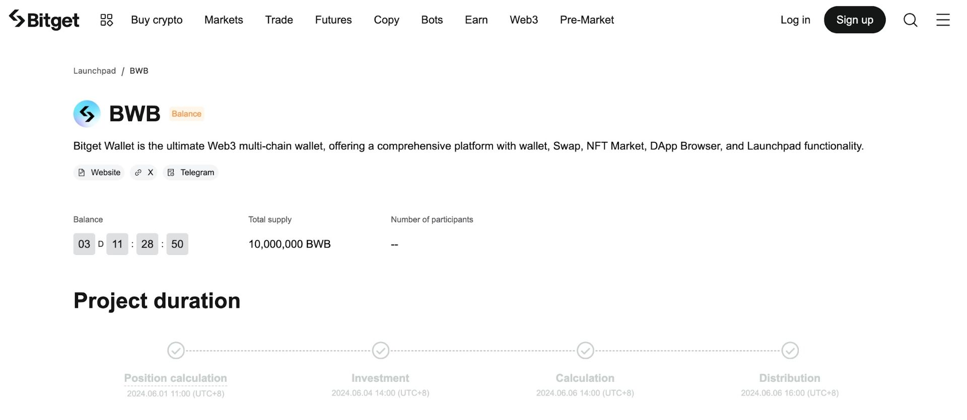 Tăng trưởng danh mục đầu tư của bạn: Tham gia IEO token Bitget Wallet (BWB) trên Bitget Launchpad image 2