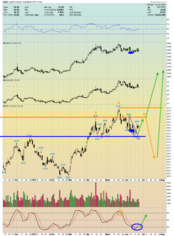 GDX Daily Chart