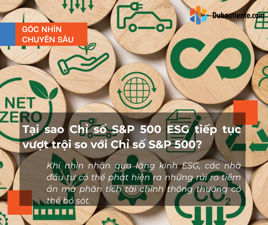 Tại sao S&P 500 ESG tiếp tục vượt trội so với chỉ số S&P gốc?