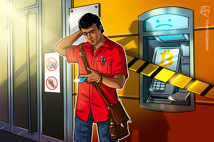 Bitcoin ATM network shrinks by 334 machines in 40 days