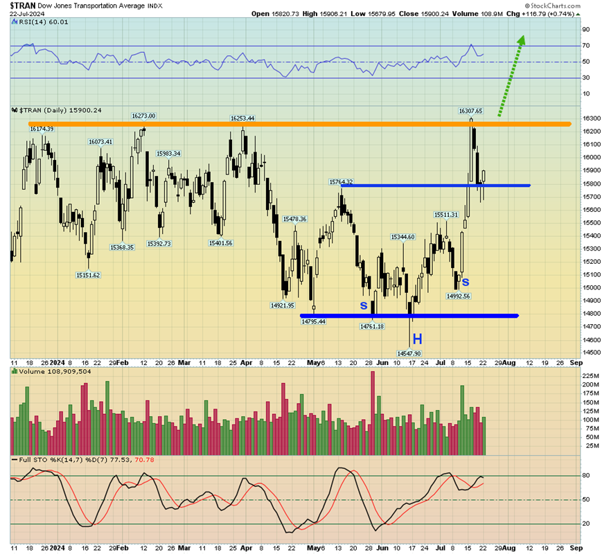 TRAN Daily Chart