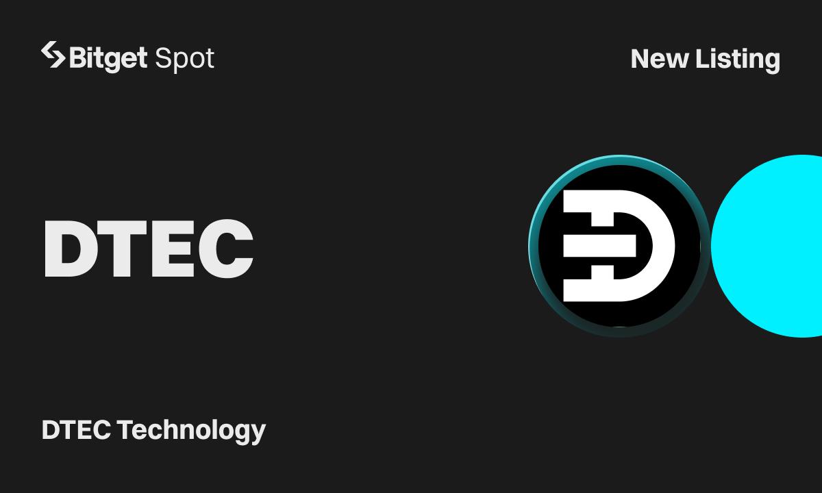 Bitget niêm yết DTEC Technology (DTEC) tại AI Zone cho thị trường Spot