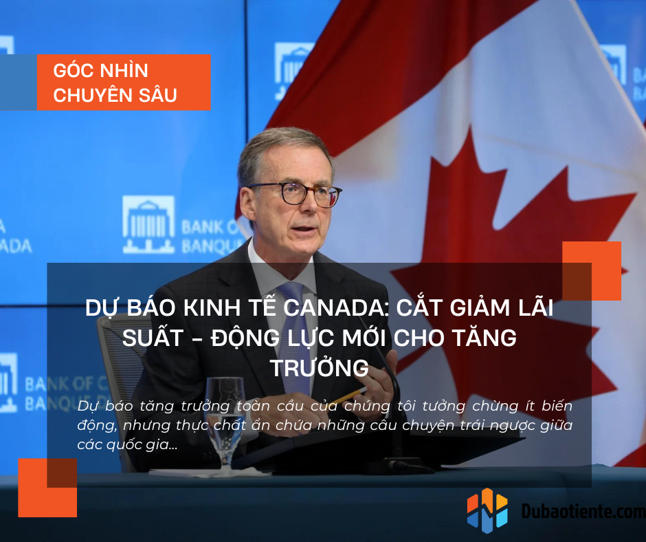 Dự báo kinh tế Canada: Cắt giảm lãi suất - Động lực mới cho tăng trưởng