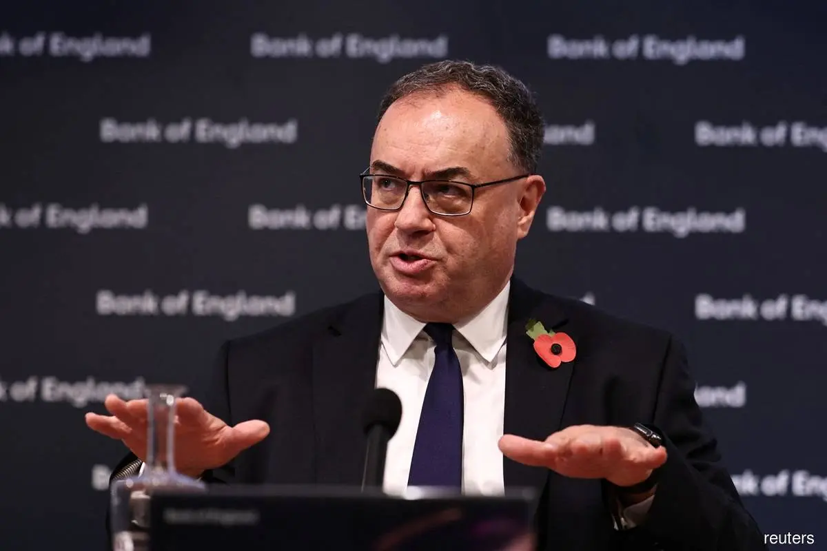 Bank of England's Bailey says interest rates are gradually heading downwards