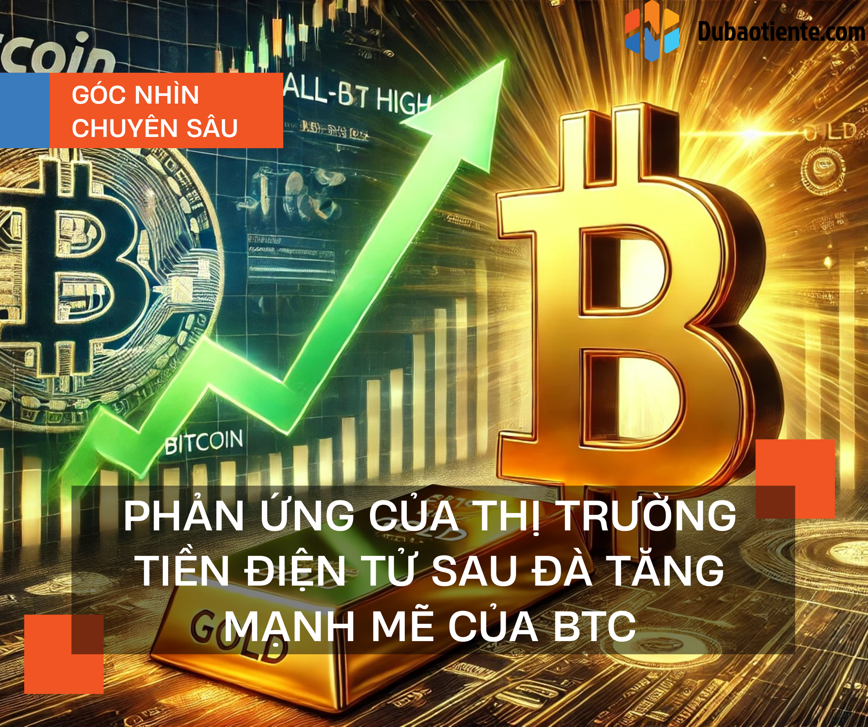 Phản ứng của thị trường tiền điện tử sau đà tăng mạnh mẽ của BTC