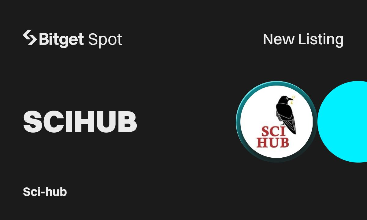 Bitget niêm yết Sci-hub (SCIHUB) tại Innovation Zone và Meme Zone