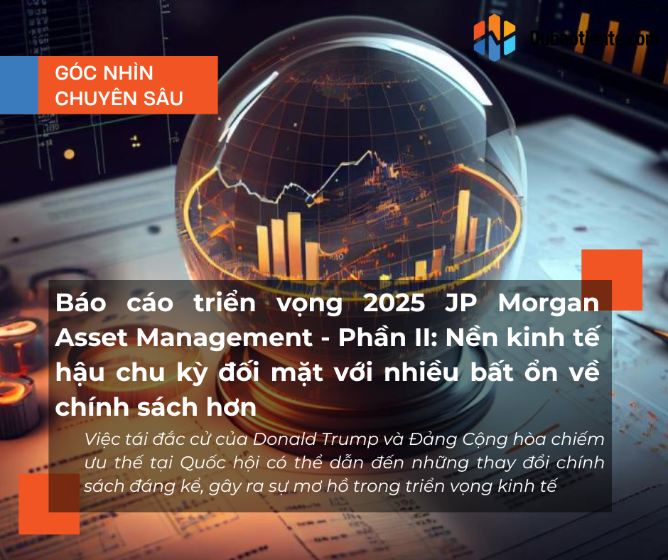 Báo cáo triển vọng 2025 JP Morgan Asset Management - Phần II: Nền kinh tế hậu chu kỳ đối mặt với nhiều bất ổn về chính sách hơn