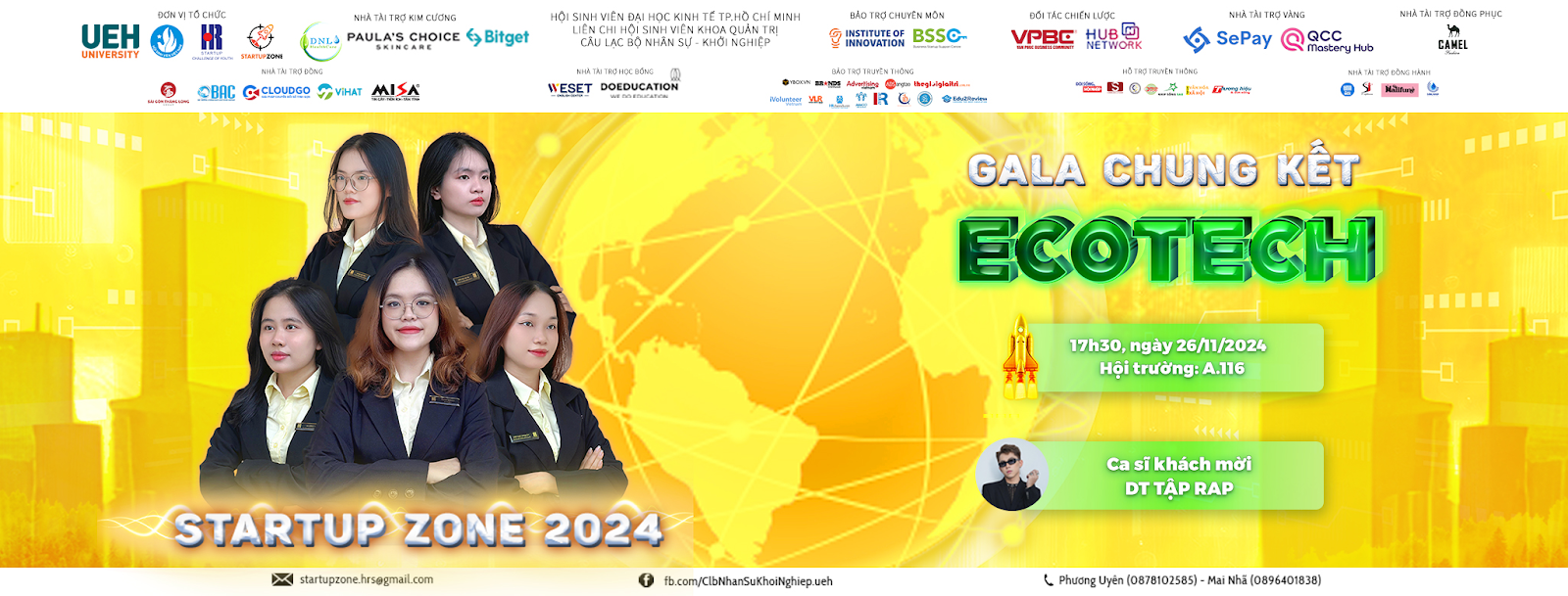 Bitget tại Gala chung kết STARTUP ZONE 2024: THẮP sáng tương lai xanh cùng ECOTECH