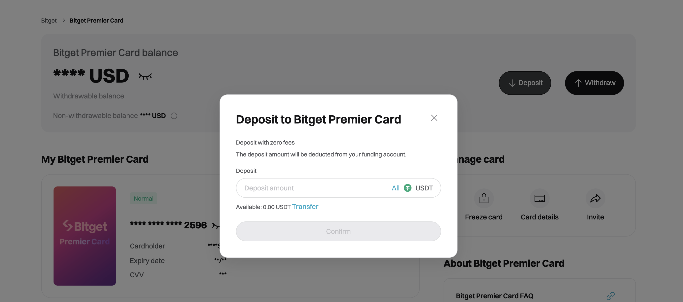 Bitget Premier Card: Thẻ chi tiêu tự do bằng tiền điện tử image 3