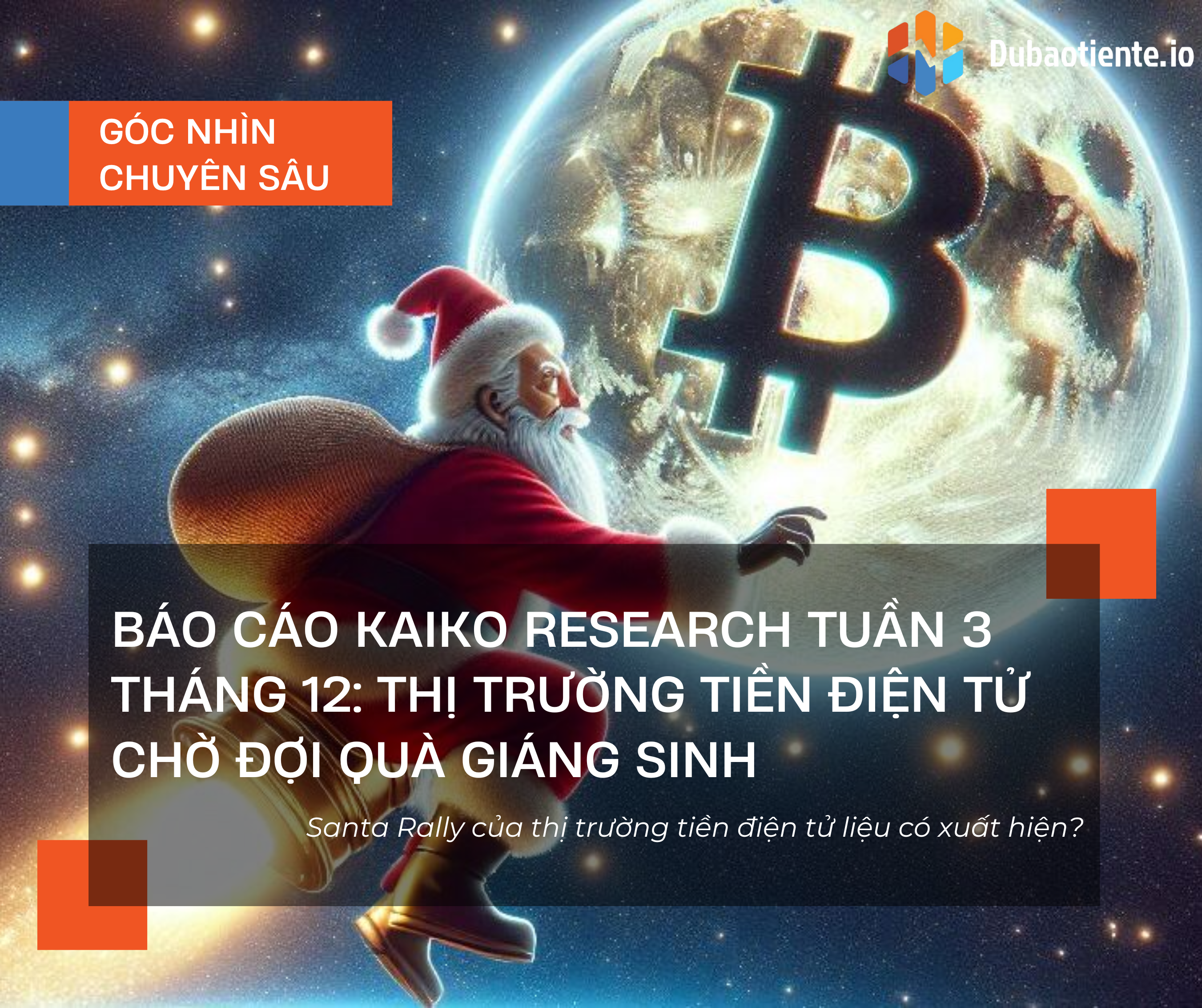 Báo cáo Kaiko Research tuần 3 tháng 12: Thị trường tiền điện tử chờ đợi quà giáng sinh