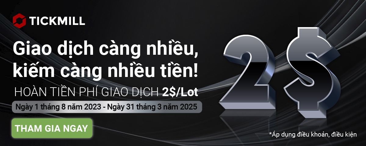 Tin vui! Chương trình khuyến mãi hoàn tiền tại Tickmill đã được gia hạn đến ngày 31/3/2025!